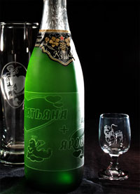 Гравировка на стекле