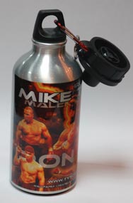 Печать на бутылке металической