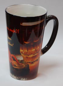 Фото печать на чашке хамилион